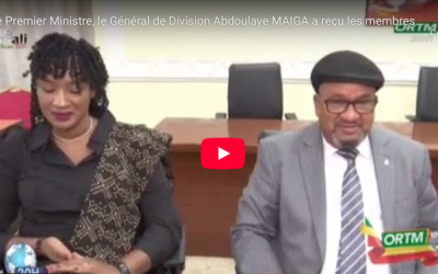 Le Premier Ministre, le Général de Division Abdoulaye MAIGA a reçu les membres de la CNDH
